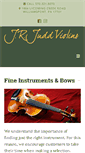 Mobile Screenshot of jrjuddviolins.com