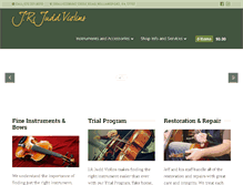 Tablet Screenshot of jrjuddviolins.com